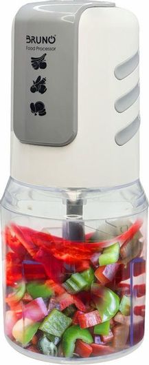 Πολυκόφτης Bruno Πολυκόπτης Brn-0082 500ml 400w με 4 Λεπίδες Λευκό