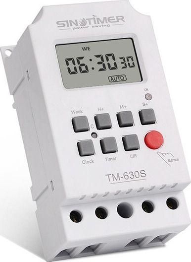 Ψηφιακός Χρονοδιακόπτης Ράγας Εβδομαδιαίος με Χρονικό Λειτουργίας ενός Δευτερόλεπτου & Άνω 30A 12VDC