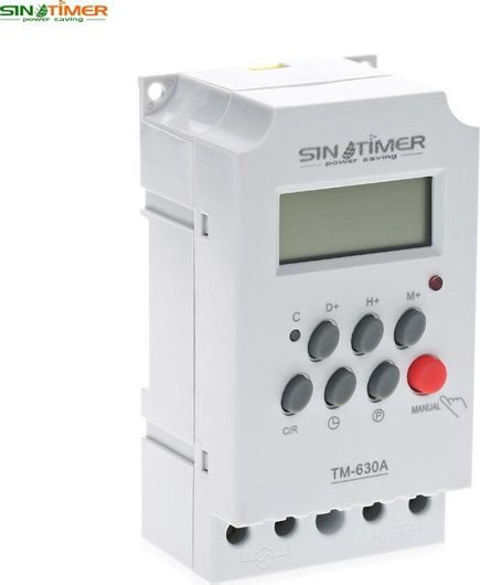 Ψηφιακός Χρονοδιακόπτης Ράγας Εβδομαδιαίος 30 Amp 12V