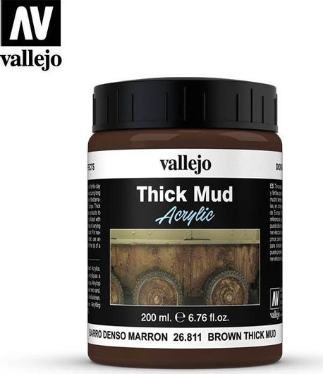 Χρώμα Μοντελισμού Acrylicos Vallejo Diorama Effects 200ml Brown Mud #26811