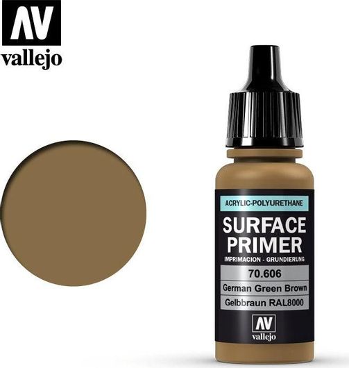 Χρώμα Μοντελισμού Acrylicos Vallejo Surface Primer 17ml German Green Brown #70606