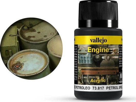 Χρώμα Μοντελισμού Acrylicos Vallejo Weathering Effects 40ml Petrol Spills #73817