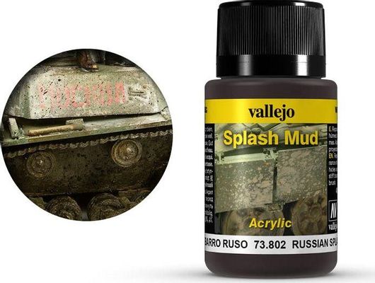 Spash Mud Acrylicos Vallejo Weathering Effects 40ml Russian Splash Mud #73802