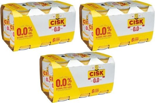 Μπύρα Cisk Lager σε Κουτί 330ml 0.0% 18τμχ