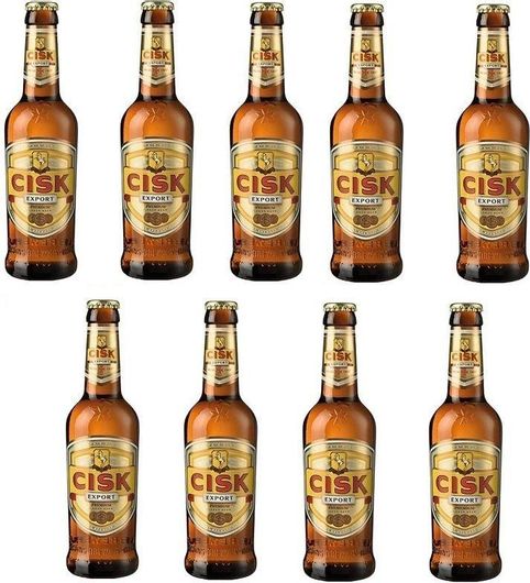 Μπύρα Cisk export Lager Μαλτέζικη Ξανθιά σε Φιάλη 441ml 5% 9τμχ