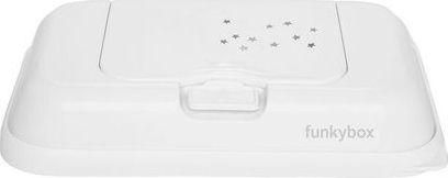 Θήκη για Μωρομάντηλα Funkybox To Go Little Stars Λευκό