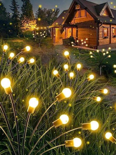 Φωτιστικά LED Κήπου Καρφωτά Ηλιακά Σετ 2τμχ