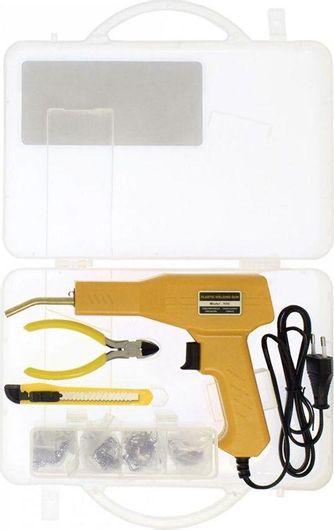 Πιστόλι Συγκόλλησης Πλαστικών 50W 220V με Θήκη H50 Κίτρινο