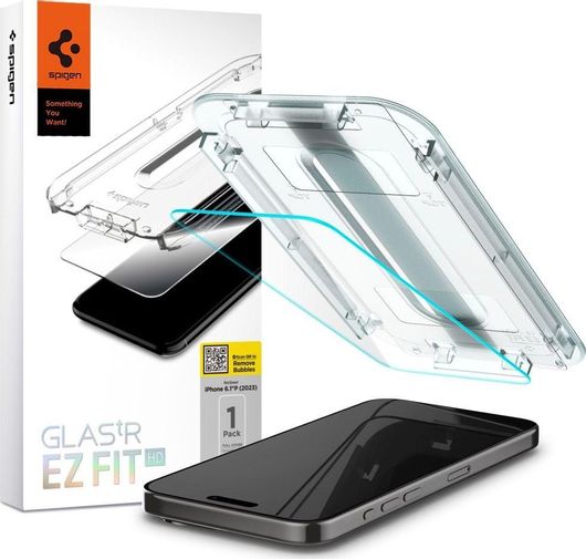Tempered Glass Spigen για Apple iPhone 15 Pro