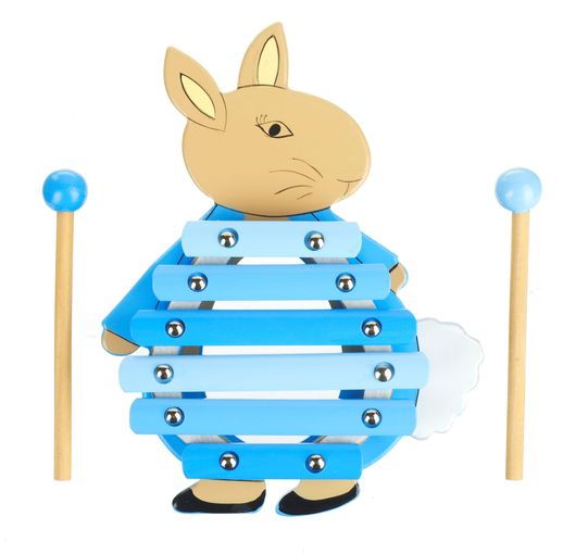 Ξύλινο Ξυλόφωνο Orange Tree Peter Rabbit για 2+ Ετών Μπλε