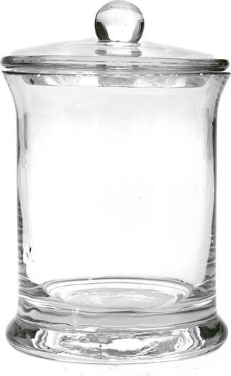 Βάζο Αποθήκευσης Iliadis Γυάλινο με Καπάκι 9x14cm
