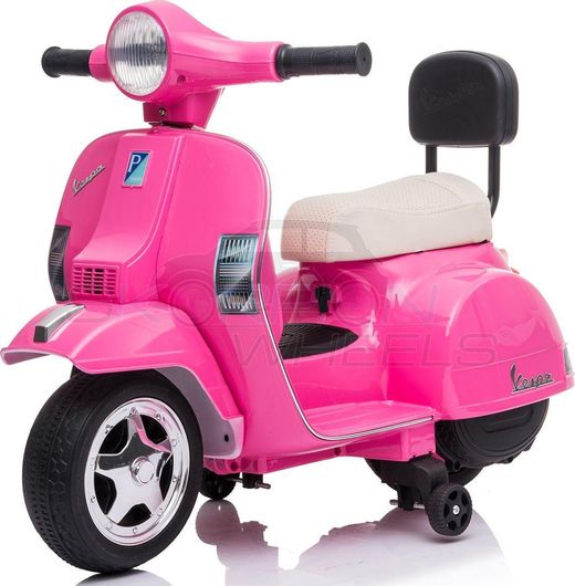 Παιδική Μηχανή Licensed Vespa Piaggio Ηλεκτροκίνητη 6 Volt Φούξια