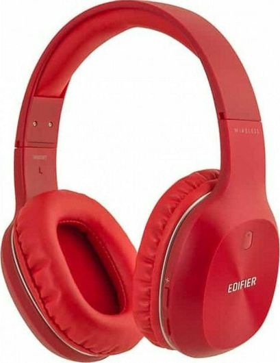 Edifier W800BT Plus Ασύρματα/Ενσύρματα Over Ear Ακουστικά με 55 ώρες Λειτουργίας Κόκκινο