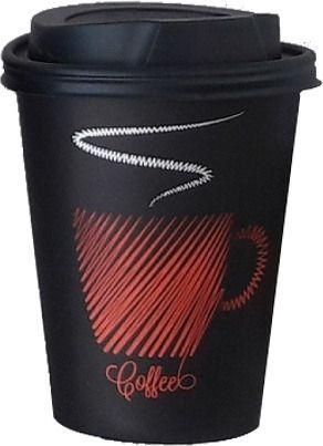 Χάρτινο Ποτήρι μιας Χρήσης 118ml Σετ 50τμχ Μαύρο