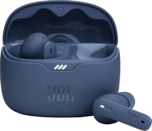 JBL Tune Beam In-ear Bluetooth Handsfree Ακουστικά με Αντοχή στον Ιδρώτα & Θήκη Φόρτισης Μπλε Σκούρο