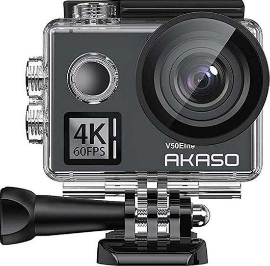 Action Camera Akaso V50 Elite 4K Ultra HD Υποβρύχια με Θήκη με Οθόνη 2" Μαύρο