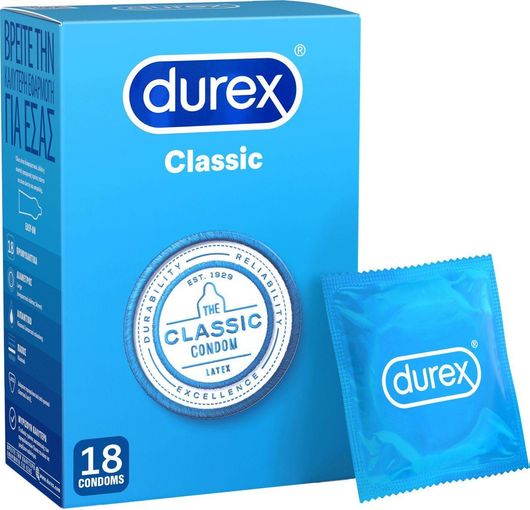 Durex Προφυλακτικά Classic 18τμχ