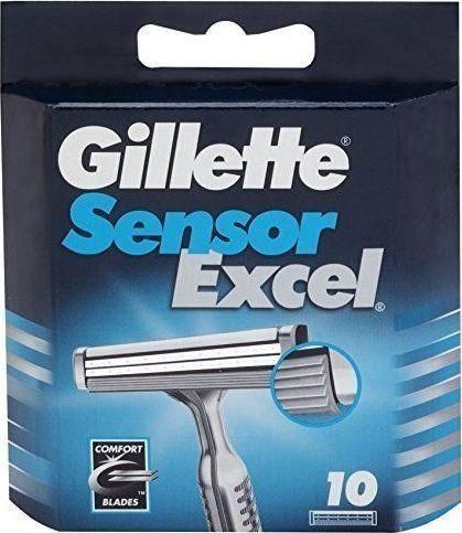 Gillette Sensor Excel Ανταλλακτικές Κεφαλές με 5 Λεπίδες 10τμχ