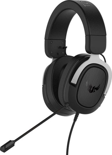 Asus TUF H3 Gaming Headset Over Ear με Σύνδεση 3.5mm Jack Gun Metal Grey