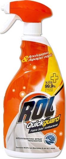 Απολυμαντικό Spray Υφασμάτων & Επιφανειών Rol Quickguard σε Spray 680ml