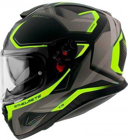 Κράνος MT Thunder 3 SV Turbine C3 Ματ Fluo XS Μαύρο