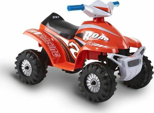 Παιδική Γουρούνα ATV Mini Quad Ηλεκτροκίνητη 6 Volt Κόκκινo για 2+ Eτών