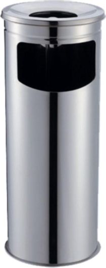 Επαγγελματικός Κάδος Απορριμμάτων Ram Μεταλλικός 12lt Inox