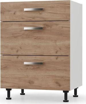 Συρταριέρα Κουζίνας Επιδαπέδια Charlotte 80x46.5x82cm