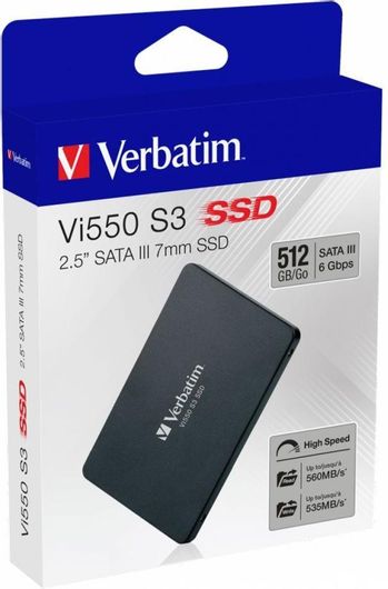 SSD Verbatim Vi550 S3 512GB 2.5'' SATA III
