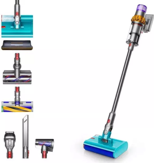 Σκούπα Stick & Χειρός Dyson V15s Detect Submarine Επαναφορτιζόμενη Κίτρινο / Ασημί