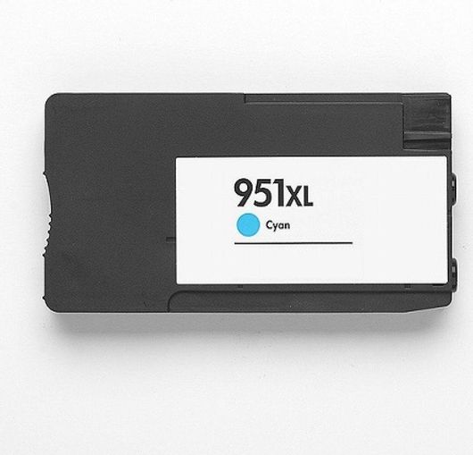 Συμβατό Μελάνι Εκτυπωτή Inkjet Τύπου HP 951XLC Κυανό
