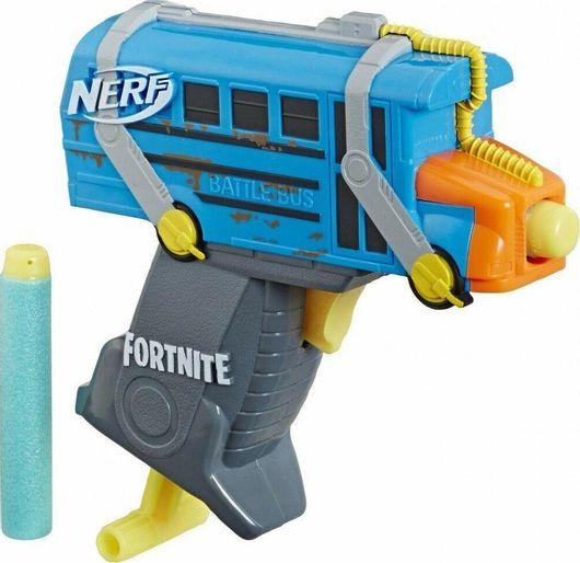 Nerf Εκτοξευτής Micro Battle Bus MicroShots Blaster Fortnite για 8+ Ετών