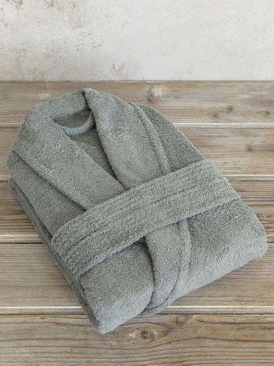 Μπουρνούζι Nima Asana με Γιακά Rock Πράσινο Large