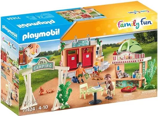 Playmobil Family Fun Οργανωμένο Camping για 4+ Ετών #71424
