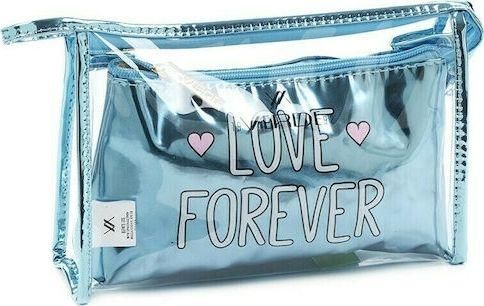 Σετ Γυναικείο Νεσεσέρ Verde με Διαφάνεια 2τμχ Μπλε