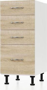 Συρταριέρα Κουζίνας Επιδαπέδια Modest 35x48x82cm Sonoma