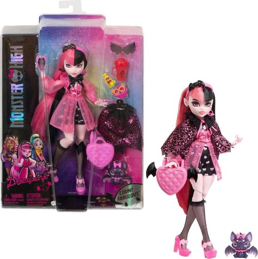 Κούκλα Mattel Monster High Count Fabulous Draculaura για 4+ Ετών