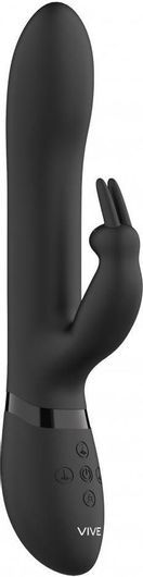 Vive Amoris Δονητής Rabbit 9.1cm Black