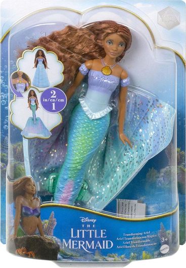 Κούκλα Mattel Disney Η Μικρή Γοργόνα Ariel Που Μεταμορφώνεται για 3+ Ετών