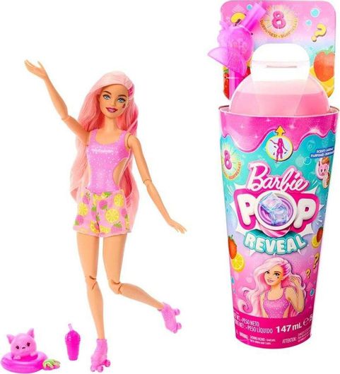 Barbie Pop Reveal Φράουλα / Λεμόνι για 3+ Ετών