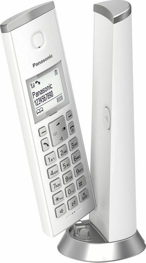 Panasonic KX-TGK210 Ασύρματο Τηλέφωνο με Ελληνικό Μενού Λευκό