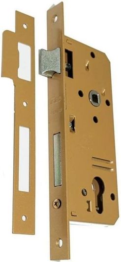 Κλειδαριά Χωνευτή Ξύλινης Πόρτας ISEO 200456 με Υποδοχή για Κύλινδρο 