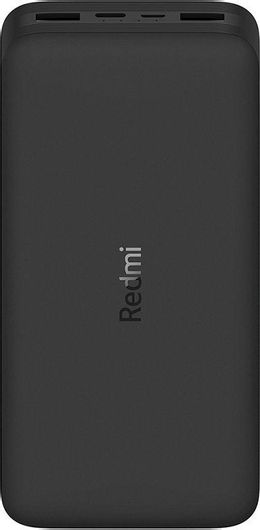 Power Bank Xiaomi Redmi 20000mAh 18W με 2 Θύρες USB-A Μαύρο