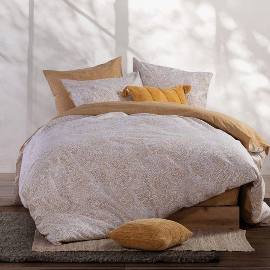 Σεντόνια Nef-Nef Inspire Κίτρινο Υπέρδιπλα 240x270cm από 100% Βαμβάκι Σετ 4τμχ