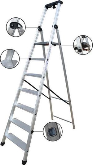 Σκάλα Profal Max110 Αλουμινίου με 6+1 Σκαλοπάτια