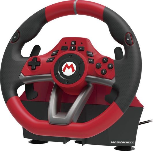 Τιμονιέρα Hori Mario Kart Racing Wheel Pro Deluxe με Μοχλό Ταχυτήτων & Πετάλια για Switch