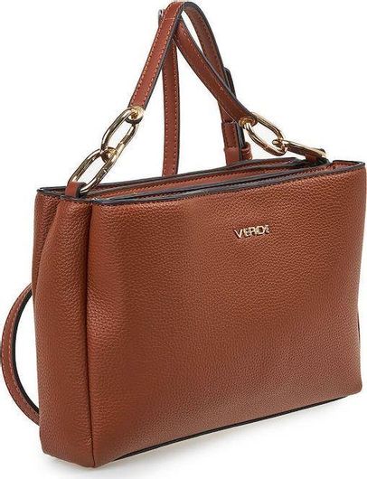 Γυναικεία Τσάντα Χιαστί Verde 16-7068 από Δερματίνη Καφέ