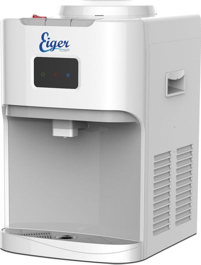 Ψύκτης Eiger EG103CW Επιτραπέζιος Φιάλης με Παροχή Κρύου Νερού Λευκό