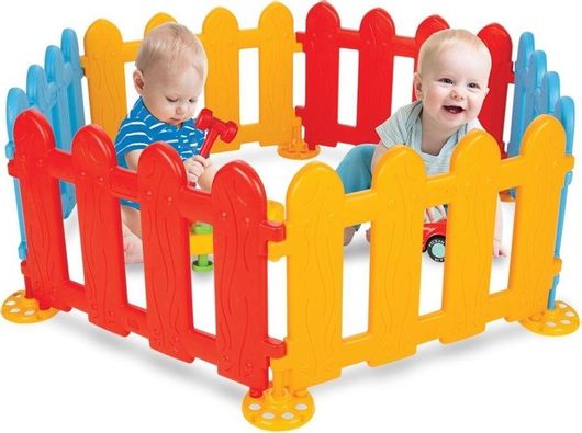 Παιδικός Φράχτης Pilsan 06-145 Funny 6 Κομμάτια 3.8×72.5×51.5cm για 1+ Ετών