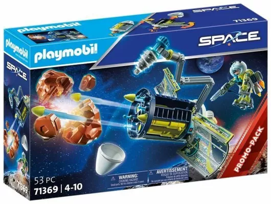 Playmobil Space Διαστημικός Καταστροφέας Μετεωριτών για 4+ Ετών #71369